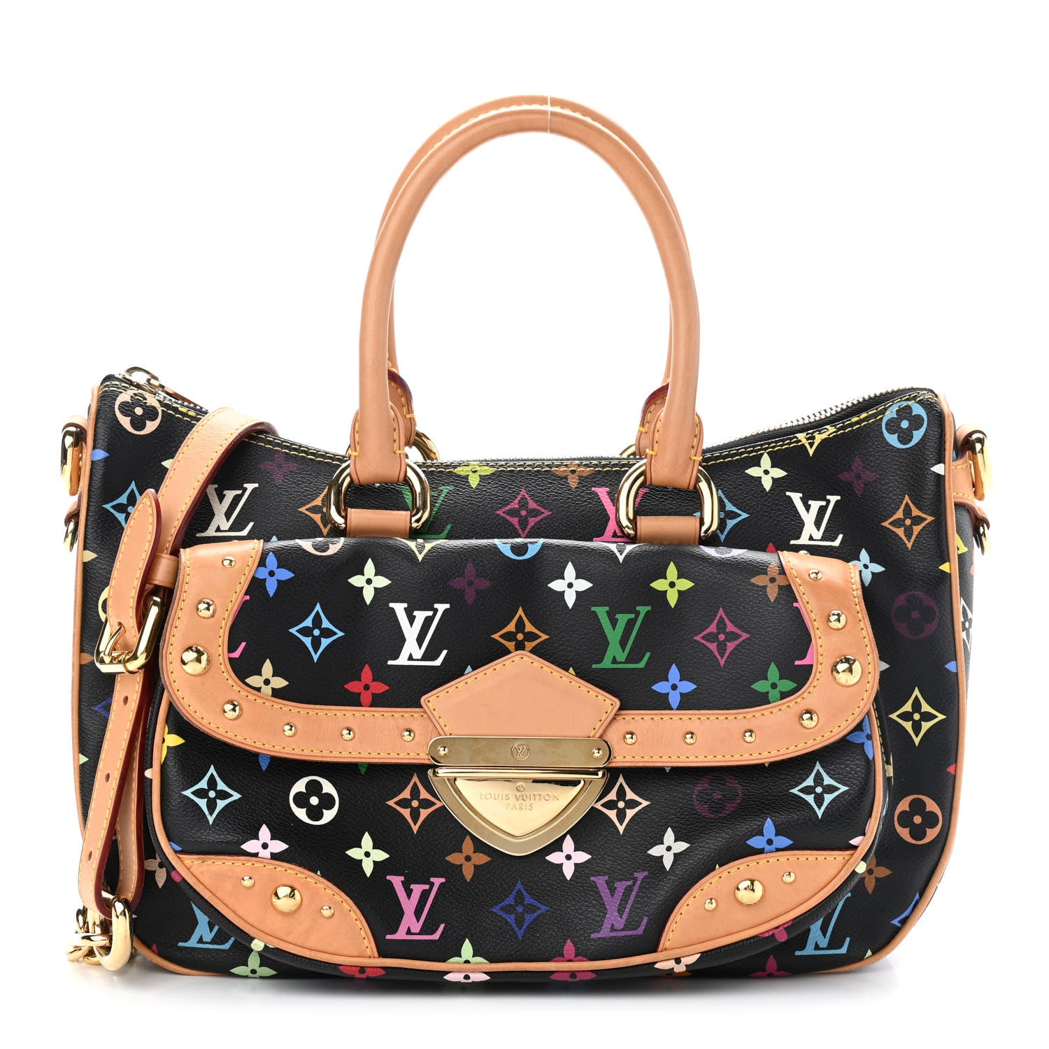 Louis Vuitton Monogram Multicolor Rita Black 1 of 9