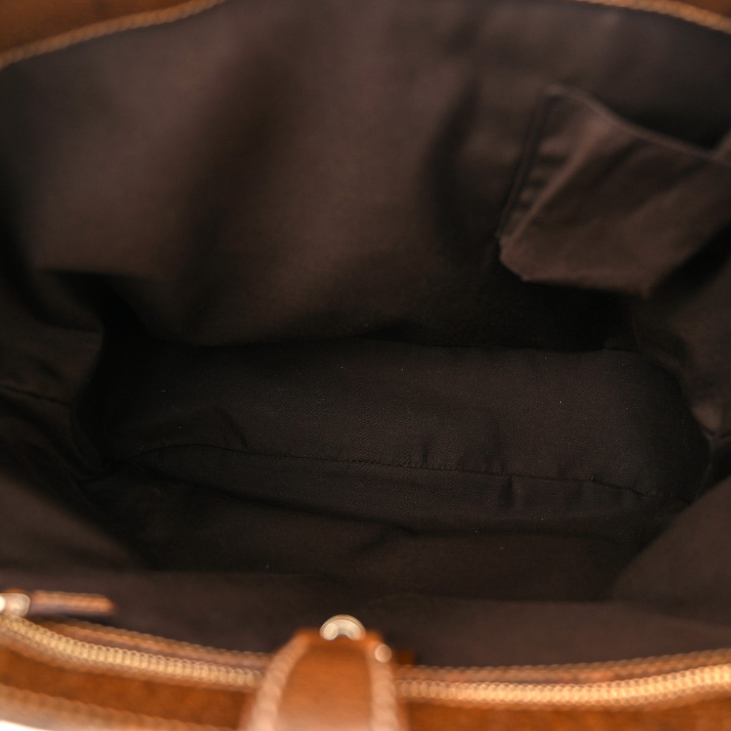 Monogram Piston Lock Tote Brown