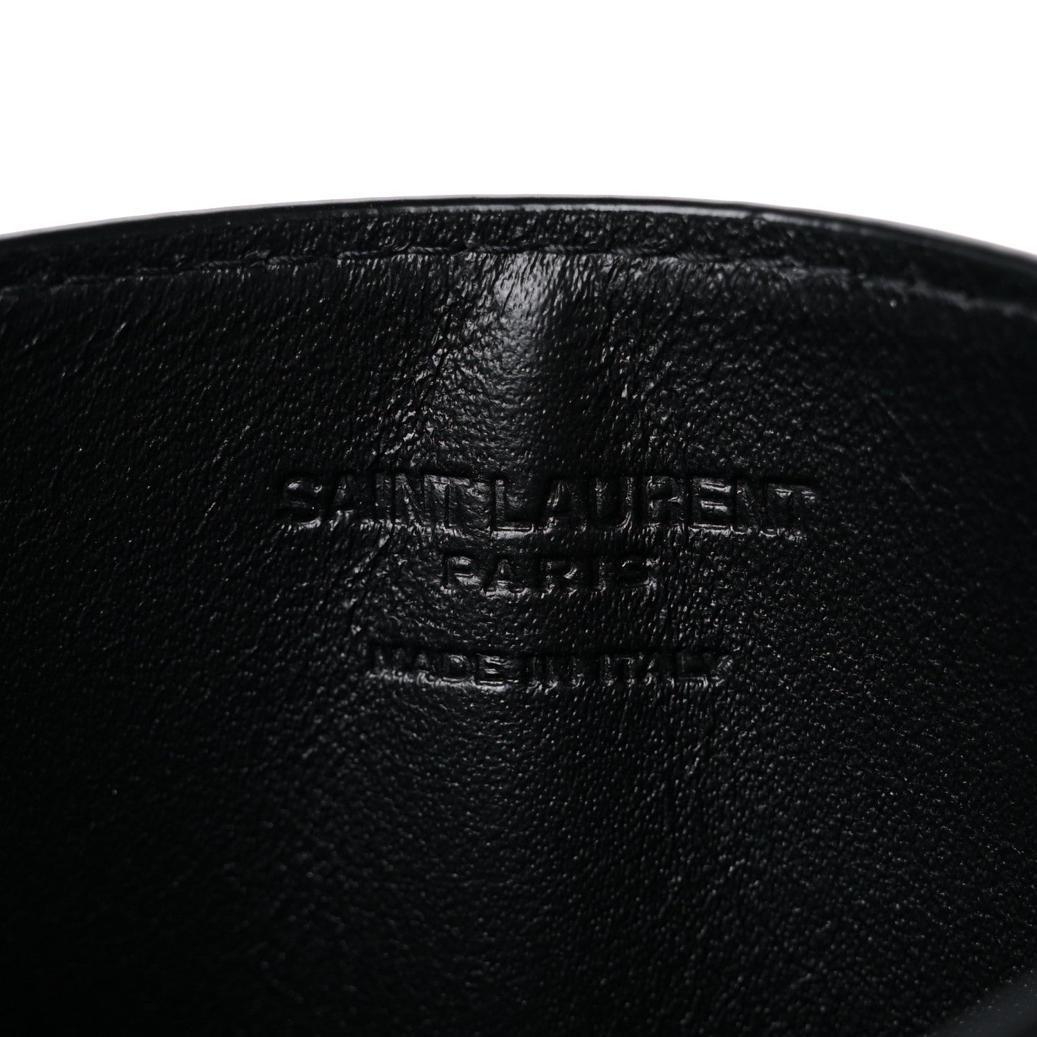 Saint Laurent Smooth Calfskin Uptown Card Holder Black 6 of 6