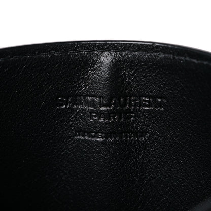 Saint Laurent Smooth Calfskin Uptown Card Holder Black 6 of 6