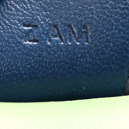 Hermes Milo Lambskin Grigri Rodeo Horse Bag Charm PM Vert Criquet Sesame Bleu De Malte 4 of 6
