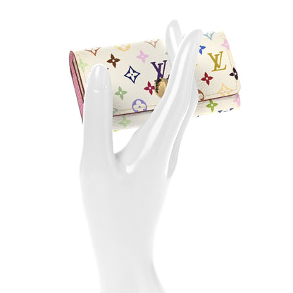 Louis Vuitton Monogram Multicolor Multicles 4 Key Holder White Litchi 2 of 6