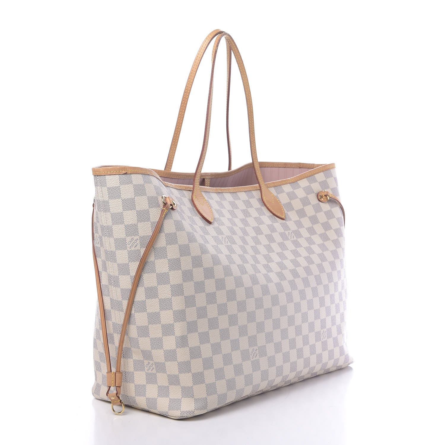 Louis Vuitton Damier Azur Neo Neverfull GM Rose Ballerine 3 of 11