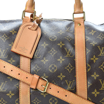 Louis Vuitton Monogram Keepall Bandouliere 50 8 of 19