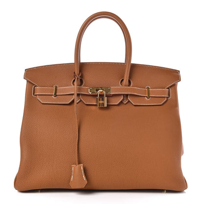 Hermes Togo Birkin 35 Gold 1 of 37