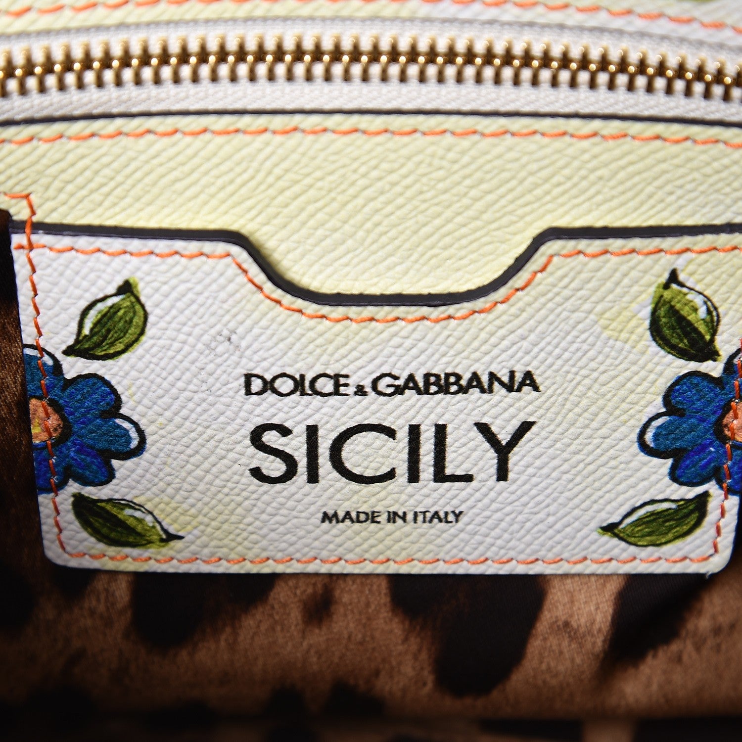 Dolce & Gabbana Dauphine Majolica Printed Medium Miss Sicily Satchel Multicolor 7 of 7
