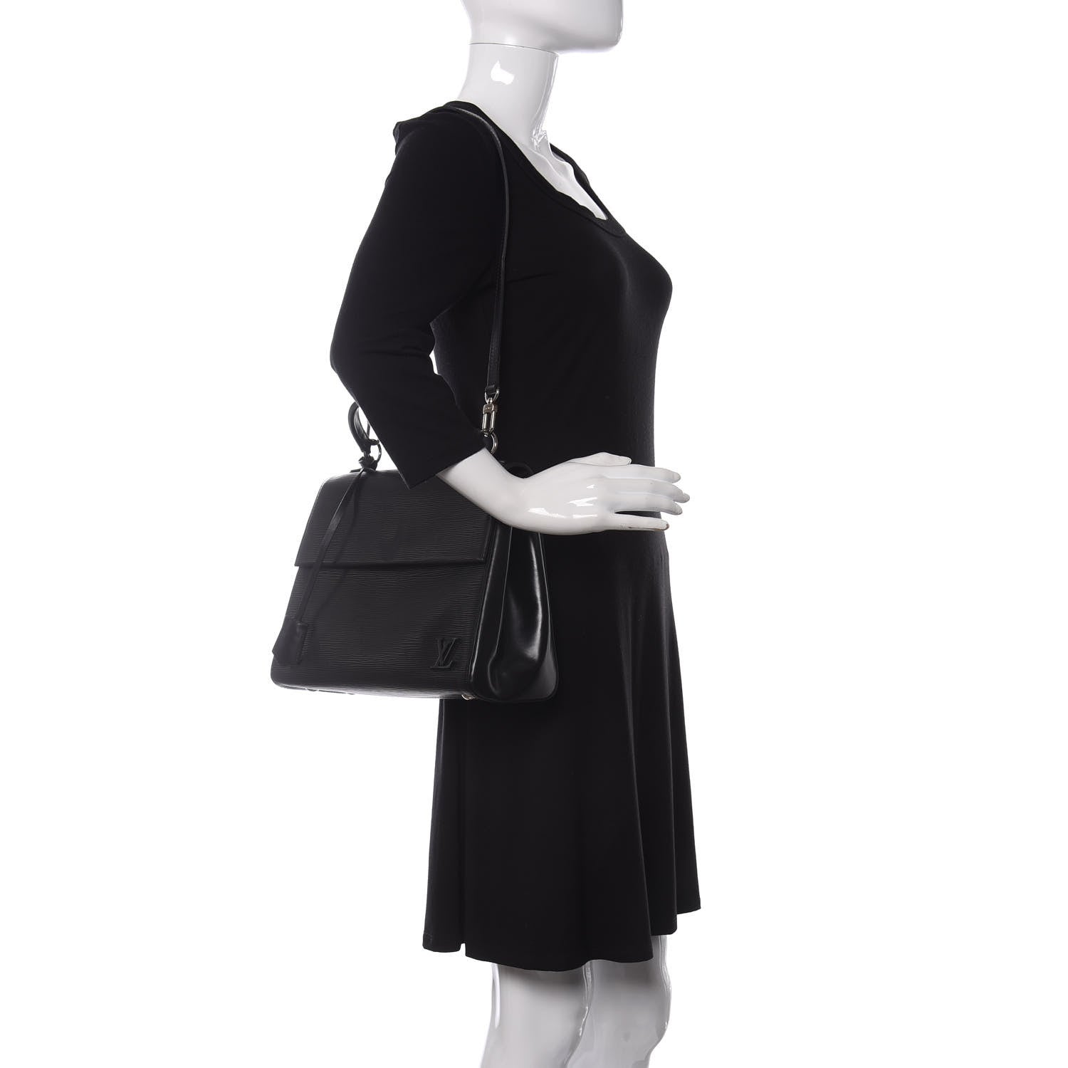 Louis Vuitton Epi Cluny MM Black 2 of 12