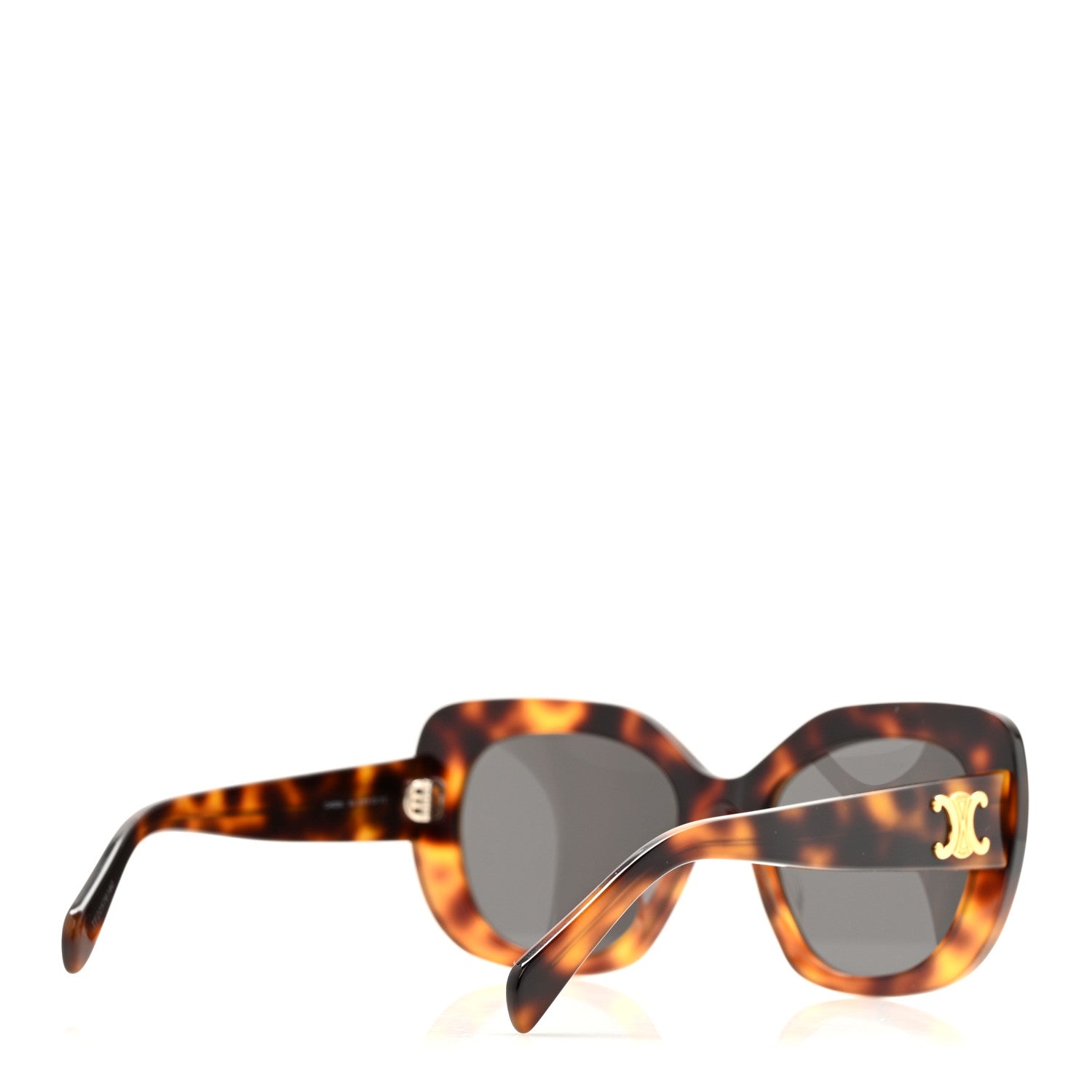 Celine Acetate Triomphe 01 Sunglasses CL40226U Gradient Havana 4 of 7