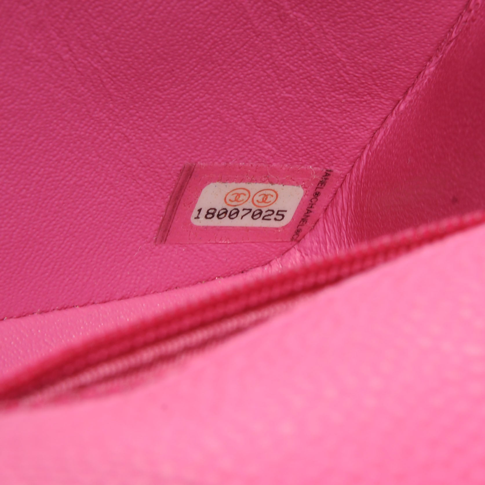Chanel Iridescent Caviar Quilted Mini Square Flap Pink 8 of 8