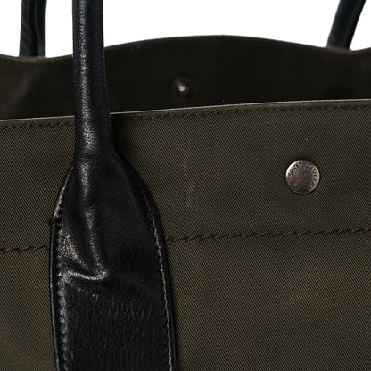 Saint Laurent Linen Calfskin Rive Gauche Tote Khaki 24 of 30
