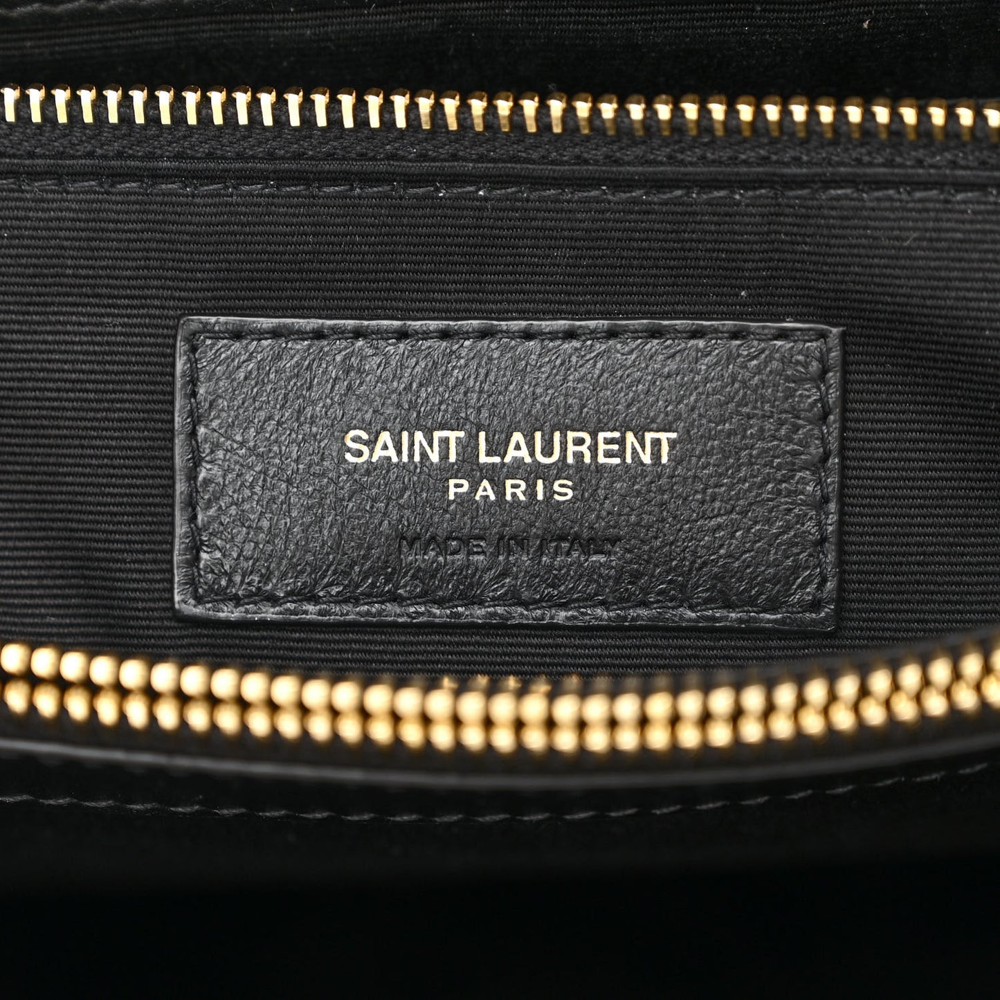 Calfskin Y Quilted Monogram Large Loulou Chain Satchel Black
