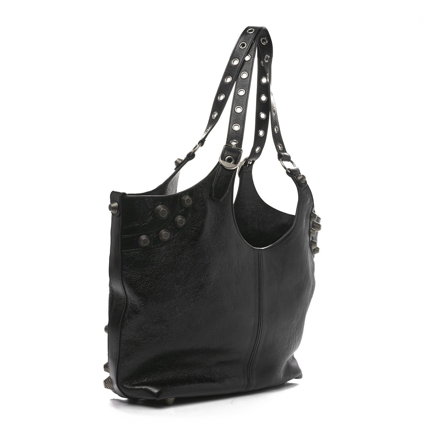 Balenciaga Agneau Arena Medium Le Cagole Carry All Bag Black 2 of 10