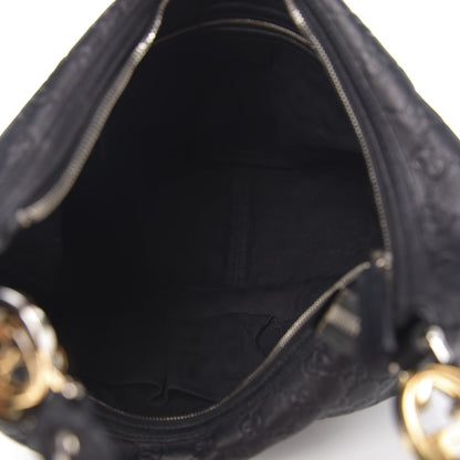 Gucci Guccissima Large GG Twins Hobo Black 4 of 10