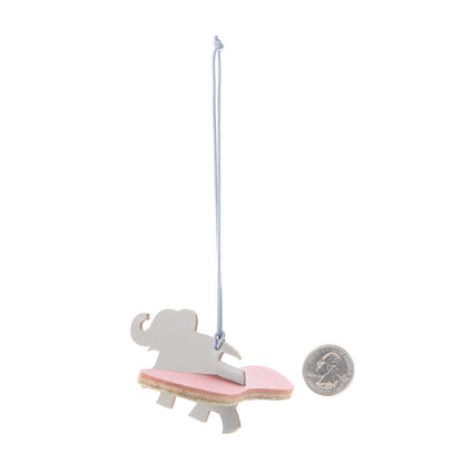 Hermes Crocodile Epsom Tadelakt Petit H Flying Elephant Ornament Charm 7 of 12