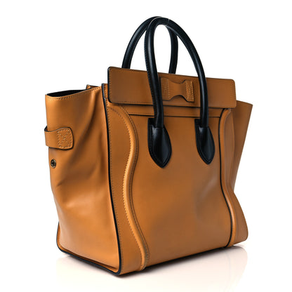 Celine Smooth Calfskin Mini Luggage Amber 3 of 12