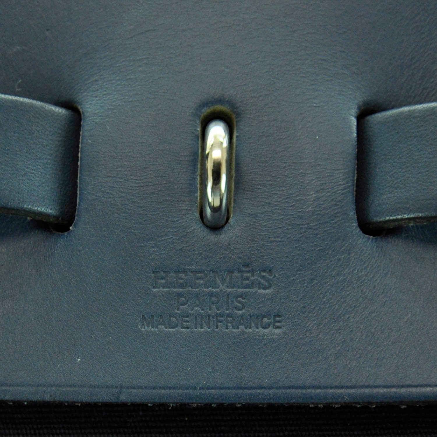 Hermes Toile Herbag Navy Bleu 7 of 12