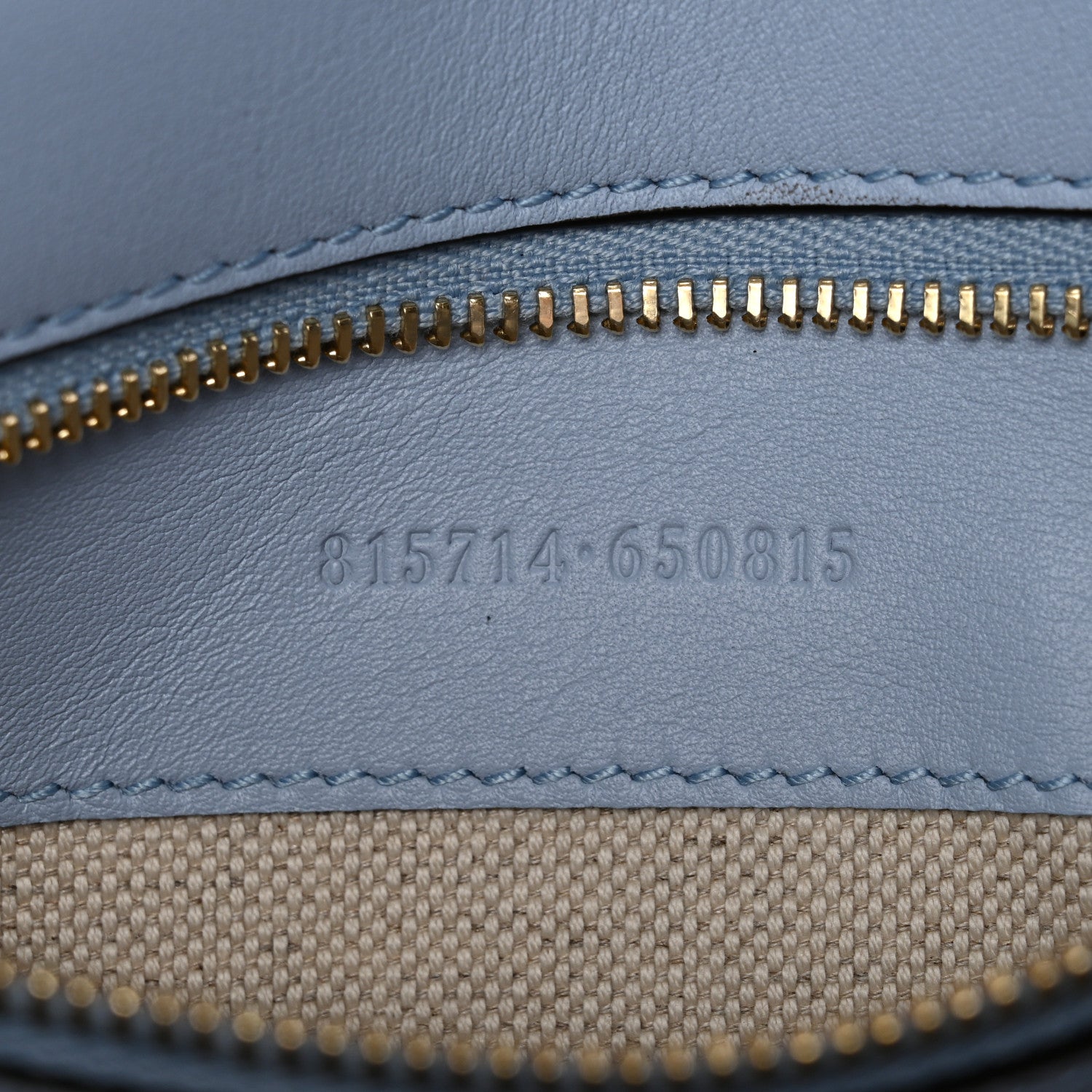 Gucci Roxy Calfskin Medium Blondie Top Handle Bag Cloudy Blue 5 of 10