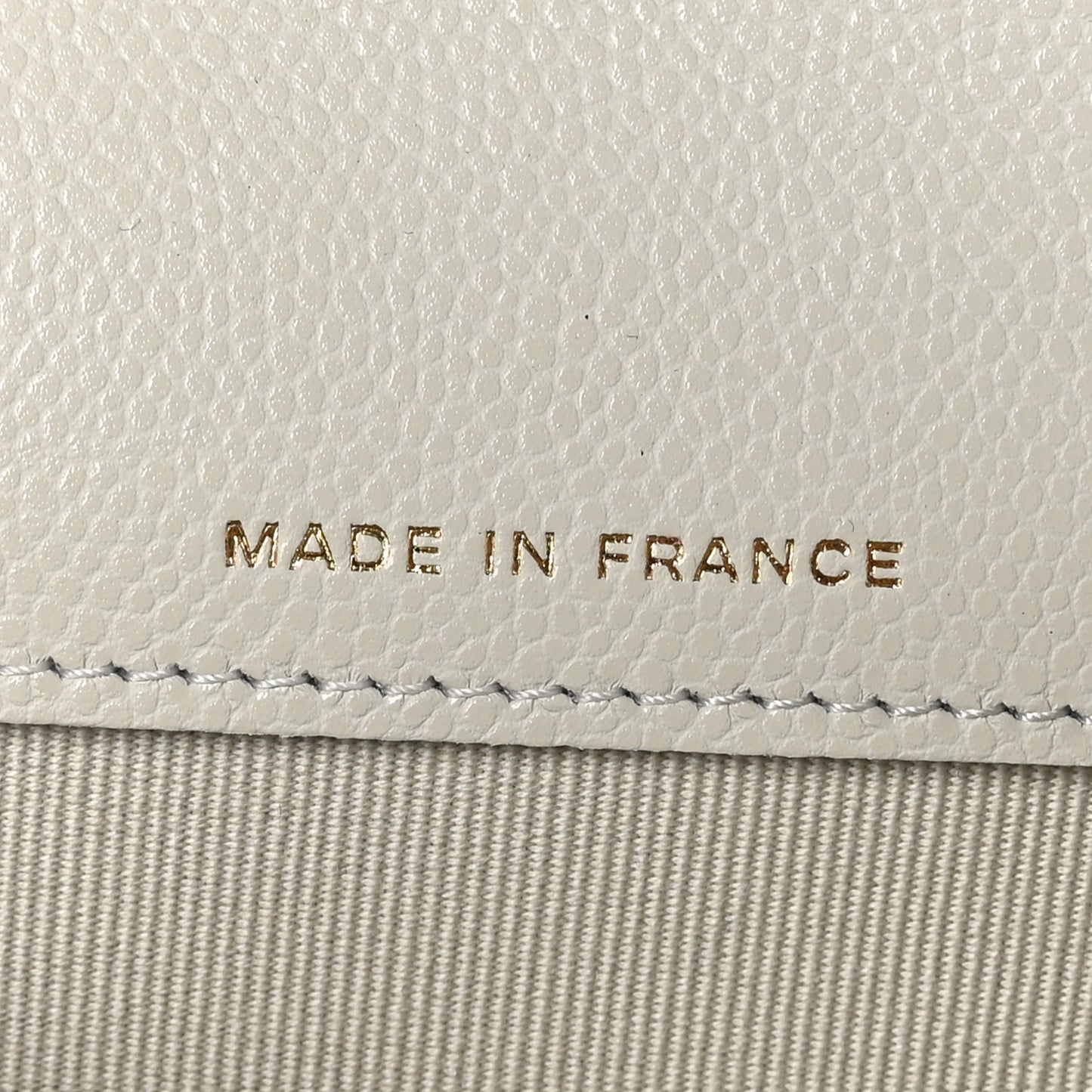 Caviar Quilted Flap Card Holder Wallet Grey