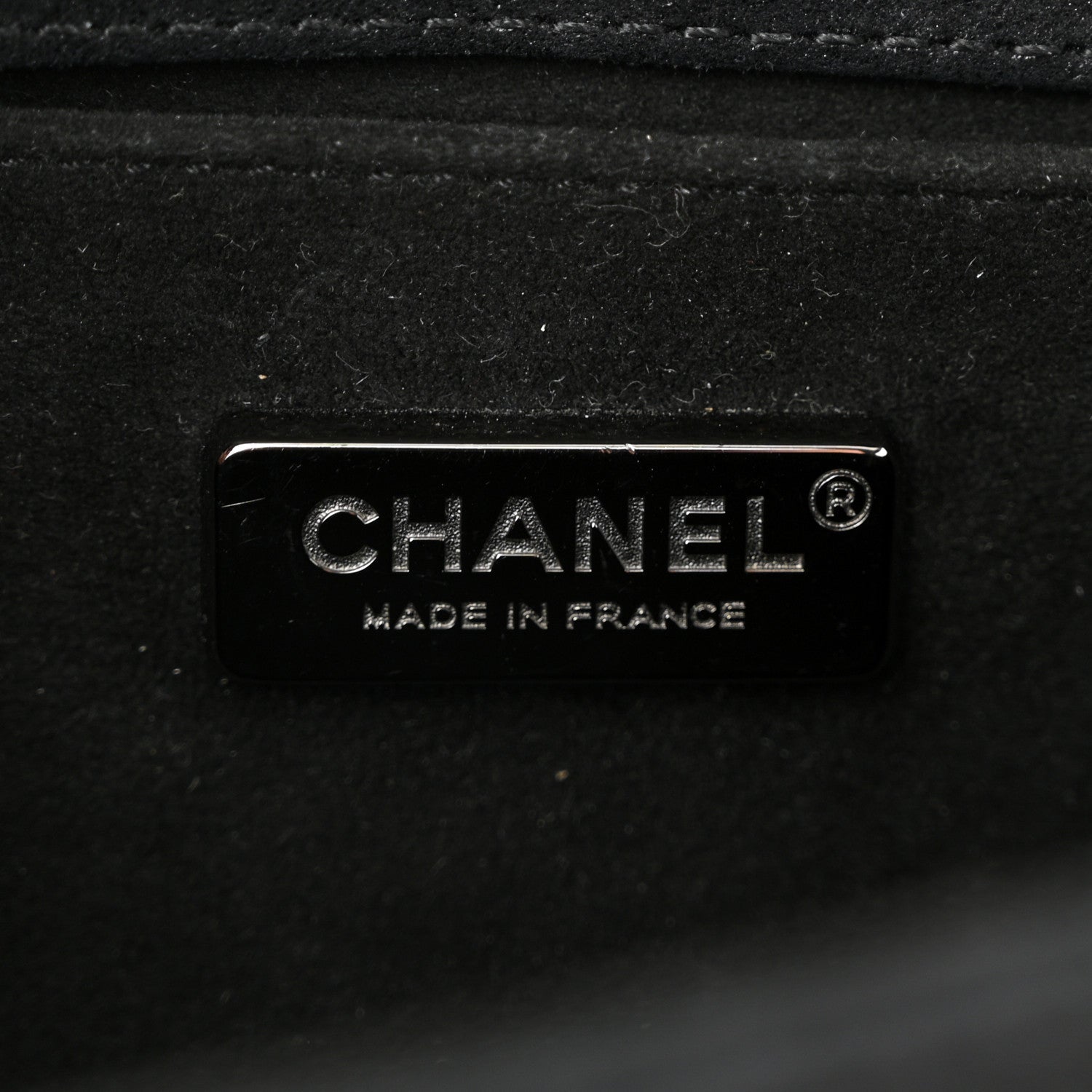 Chanel Patent Iridescent Calfskin Sequin Medium Boy Flap Bag Black 6 of 11