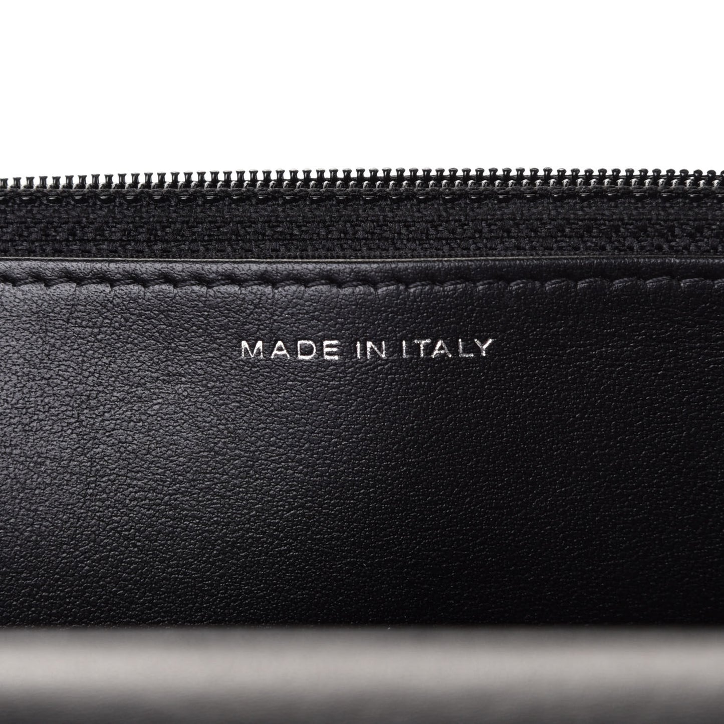 Caviar Camellia Embossed Wallet On Chain WOC Black
