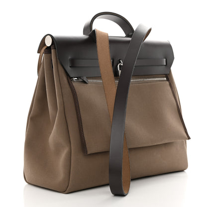 Hermes Toile Vache Hunter Herbag Zip 39 MM Etoupe Ebene 5 of 14