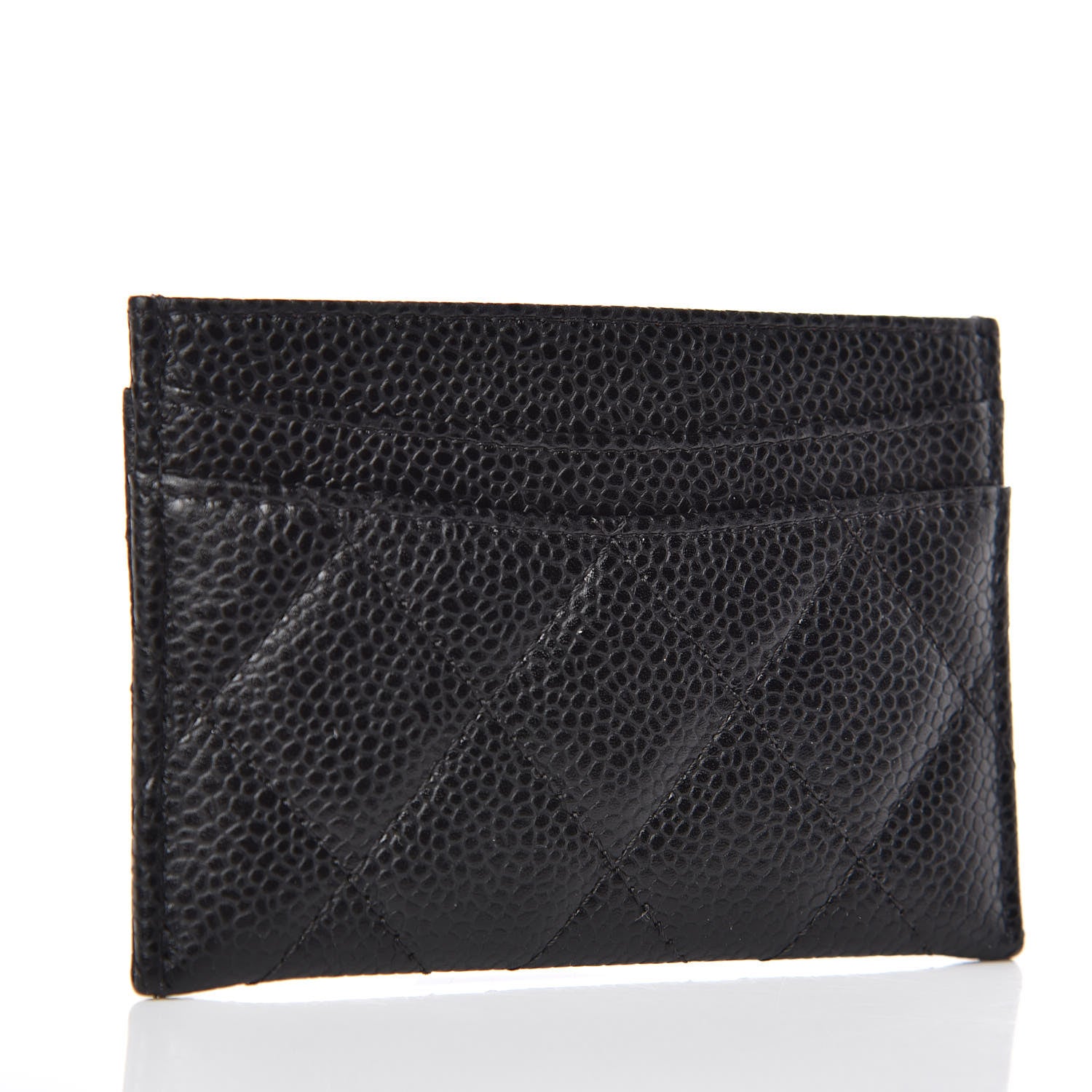 Chanel Caviar Quilted Card Holder Black 3 of 9