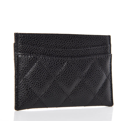 Chanel Caviar Quilted Card Holder Black 3 of 9
