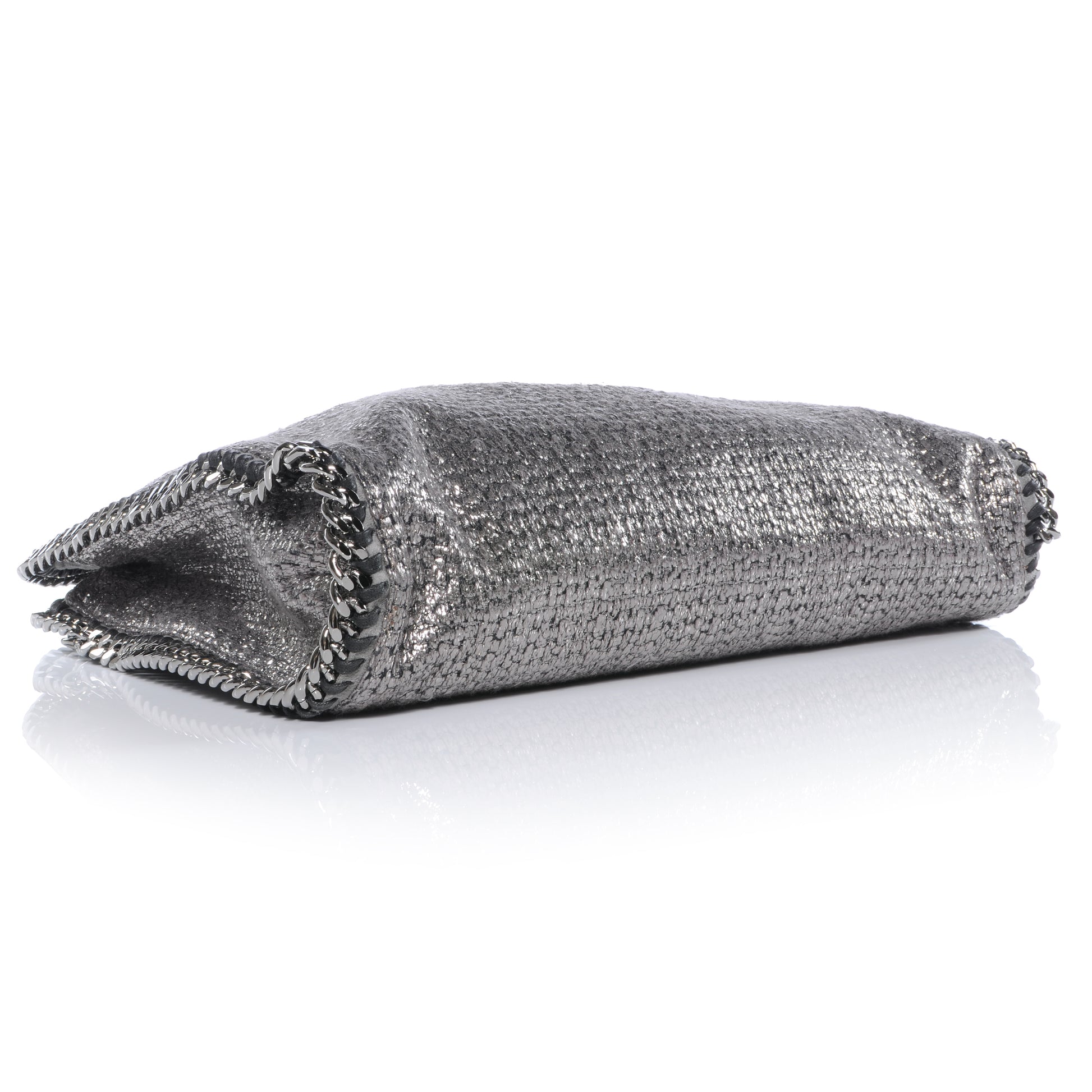 Stella McCartney Woven Boucle Falabella Silver 4 of 6