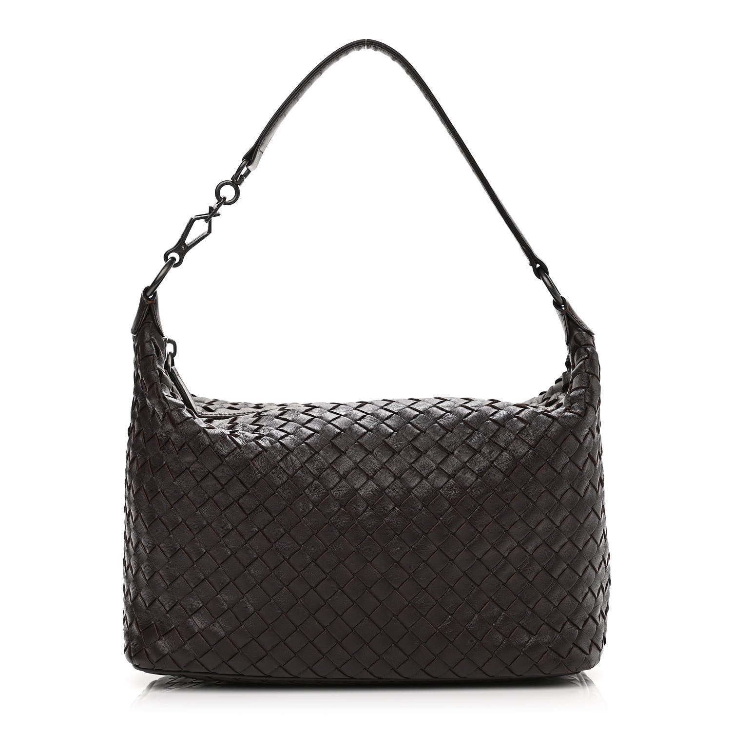 Bottega Veneta Nappa Intrecciato Small Shoulder Bag Ebano 1 of 10