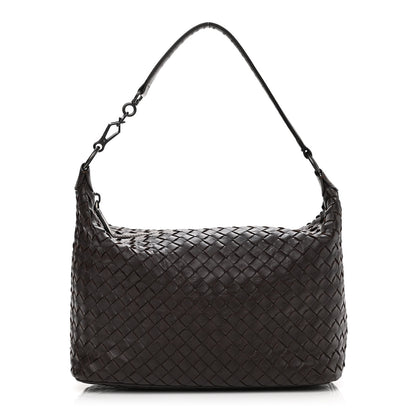 Bottega Veneta Nappa Intrecciato Small Shoulder Bag Ebano 1 of 10