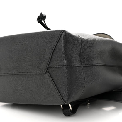 Louis Vuitton Calfskin Mechanical Flowers Lockme Backpack Black White 10 of 12