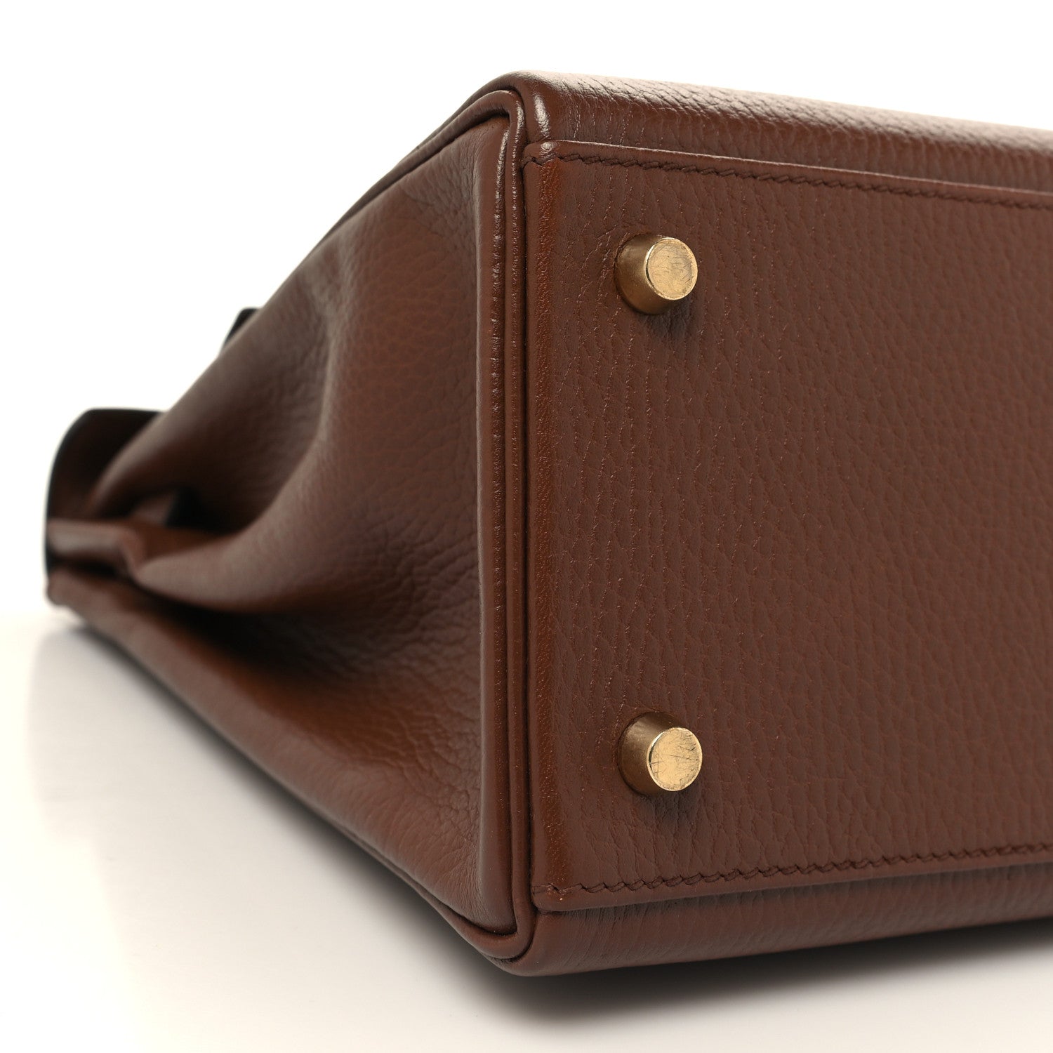 Hermes Taurillon Clemence Kelly Retourne 32 Noisette 9 of 10