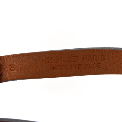 Hermes Epsom Micro Rivale Bracelet S Rouge Grenat 5 of 6