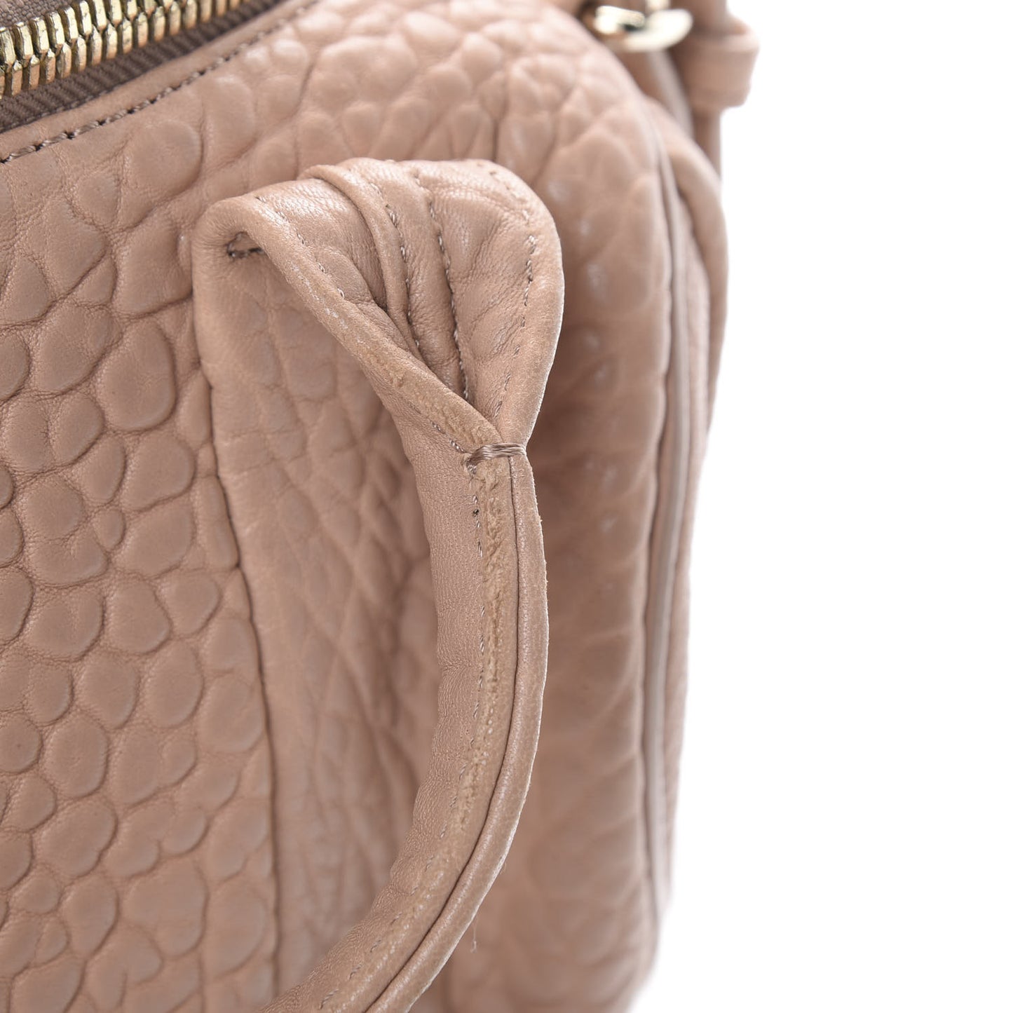 Pebbled Lambskin Mini Rockie Blush Pale Gold Hardware