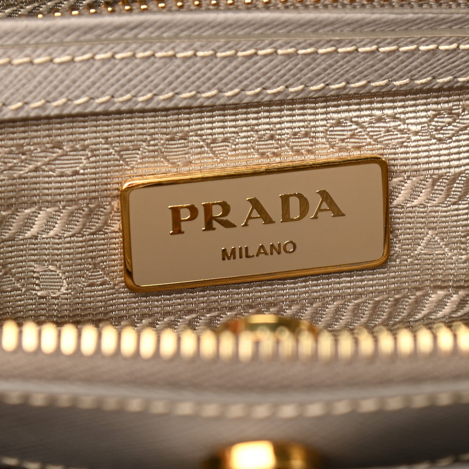 Prada Saffiano Lux Medium Tote Pomice 6 of 9