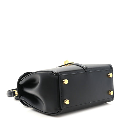 Celine Satinated Calfskin Mini 16 Top Handle Bag Black 3 of 11