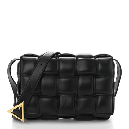 Bottega Veneta Nappa Maxi Intreccio Padded Cassette Crossbody Bag Black 1 of 11