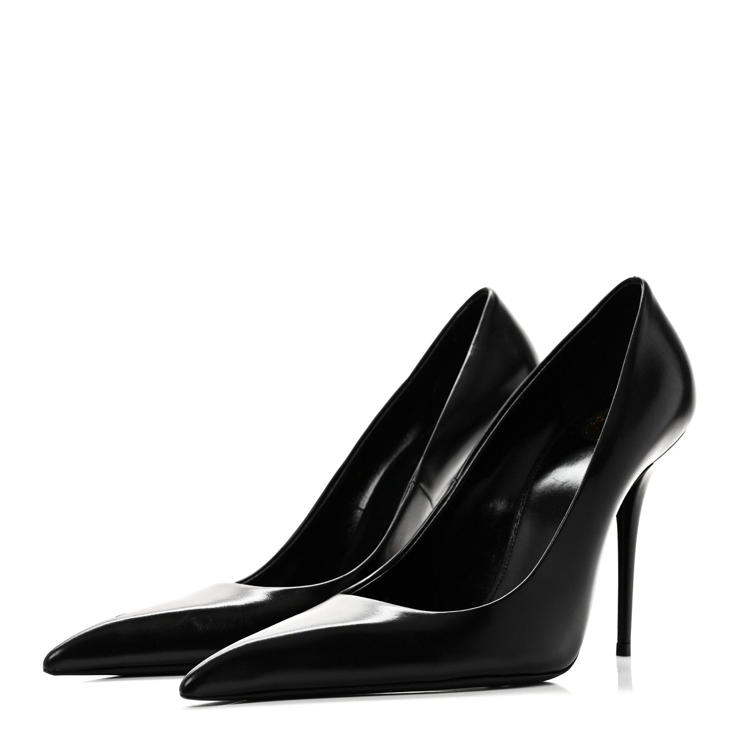 Saint Laurent Lambskin Elysee Pumps 40 Black 3 of 9