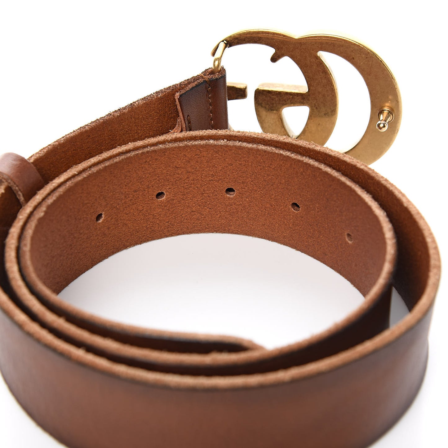 Faded Calfskin Double G 40mm Belt 85 34 Cuir