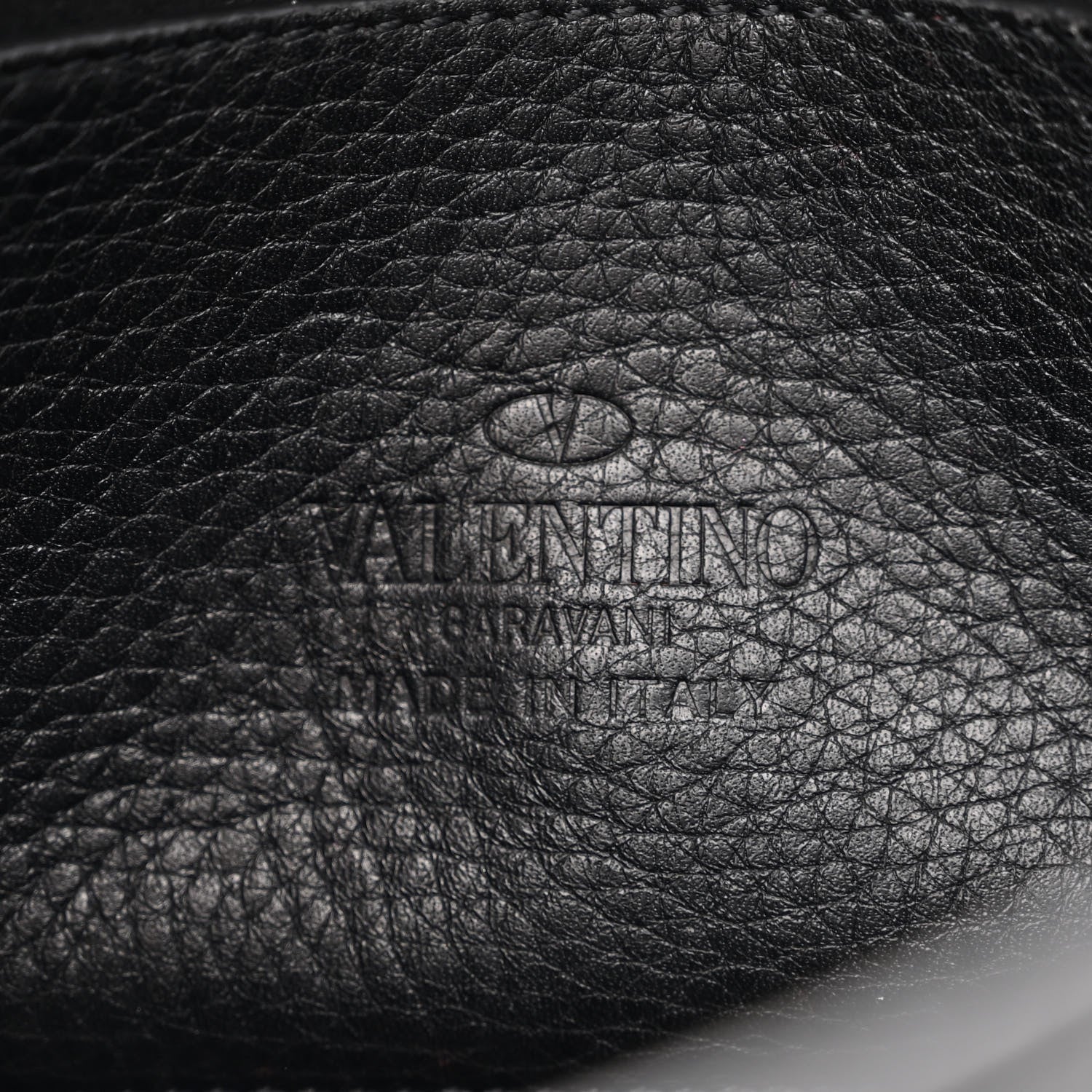 Valentino Garavani Pebbled Calfskin Medium Rockstud Flip Lock Crossbody Bag Black 6 of 13