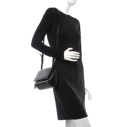 Givenchy Textured Calfskin Mini Pandora Box Crossbody Bag Black 2 of 7