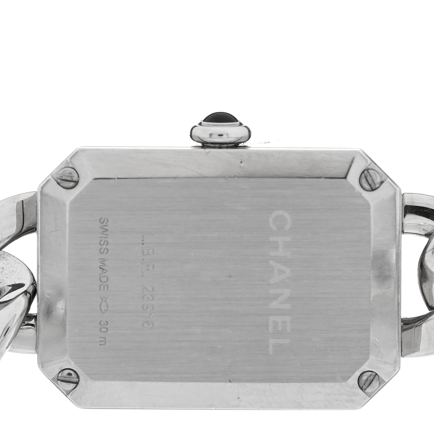 Stainless Steel 16mm Chain Premiere Quartz Watch Black