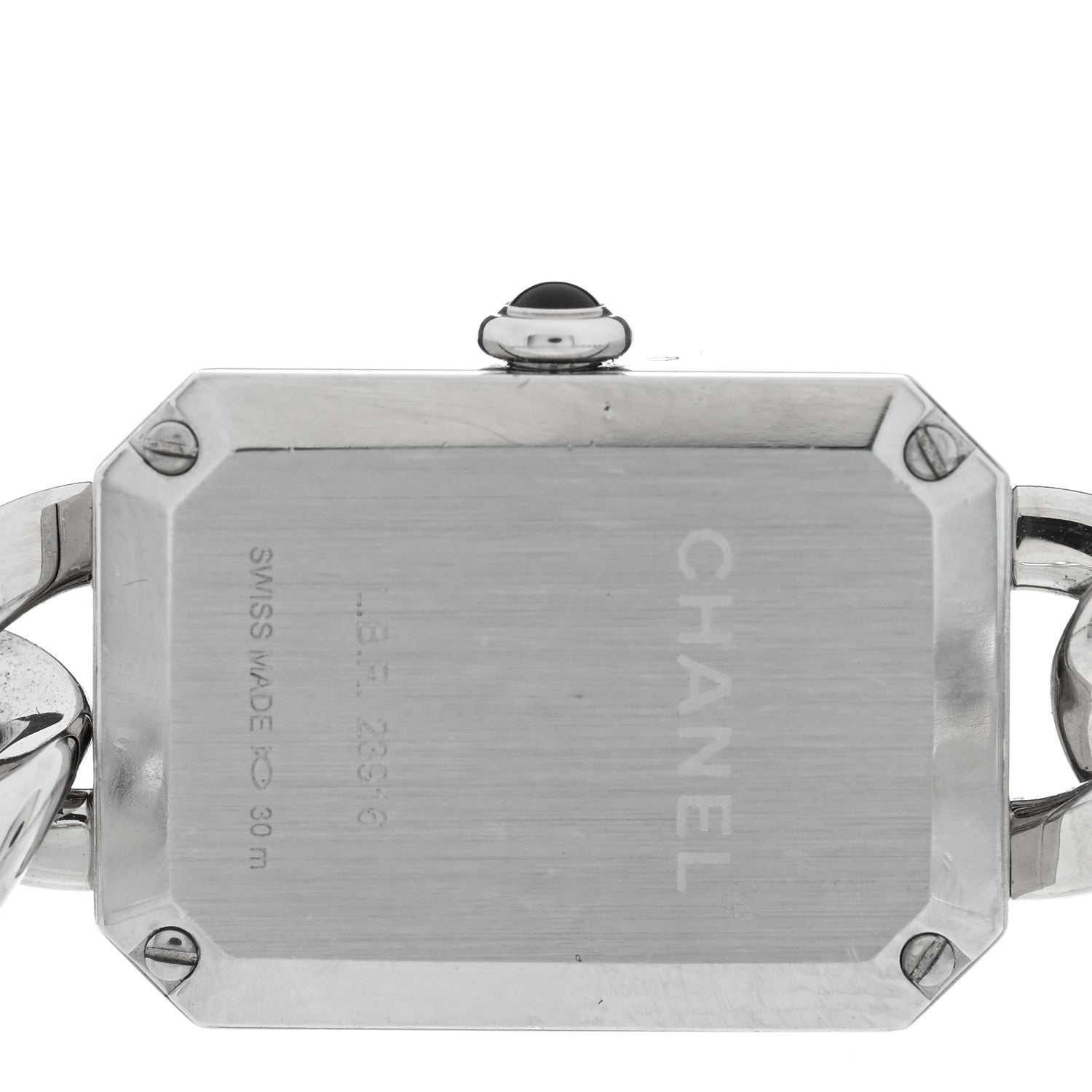 Chanel Stainless Steel 16mm Chain Premiere Quartz Watch Black 4 of 5