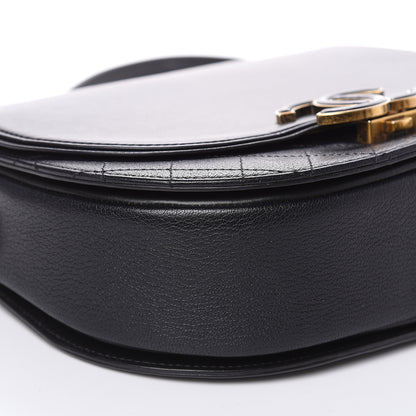 Chanel Shiny Calfskin Goatskin Quilted Medium Coco Curve Messenger Flap Black 8 of 13