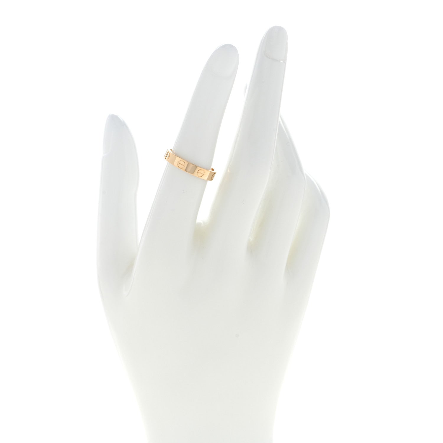 Cartier 18K Yellow Gold 3.5mm LOVE Wedding Band Ring 52 6 2 of 5