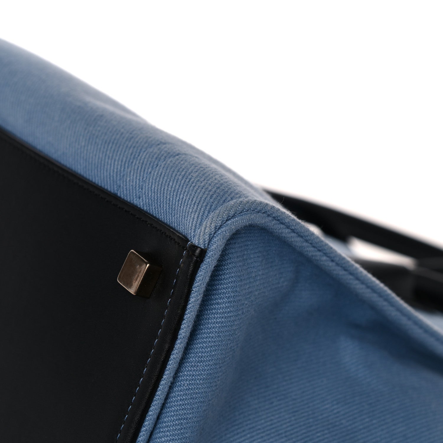 Celine Cotton Canvas Medium Phantom Luggage Blue 9 of 15