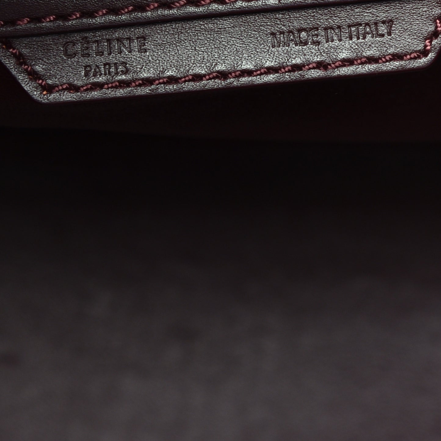 Smooth Calfskin Mini Luggage Burgundy