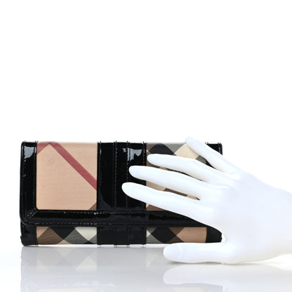 Burberry Nova Check Penrose Continental Wallet Black 2 of 12