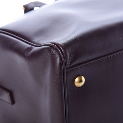 Saint Laurent Calfskin Classic Duffle 6 Amarena 8 of 11