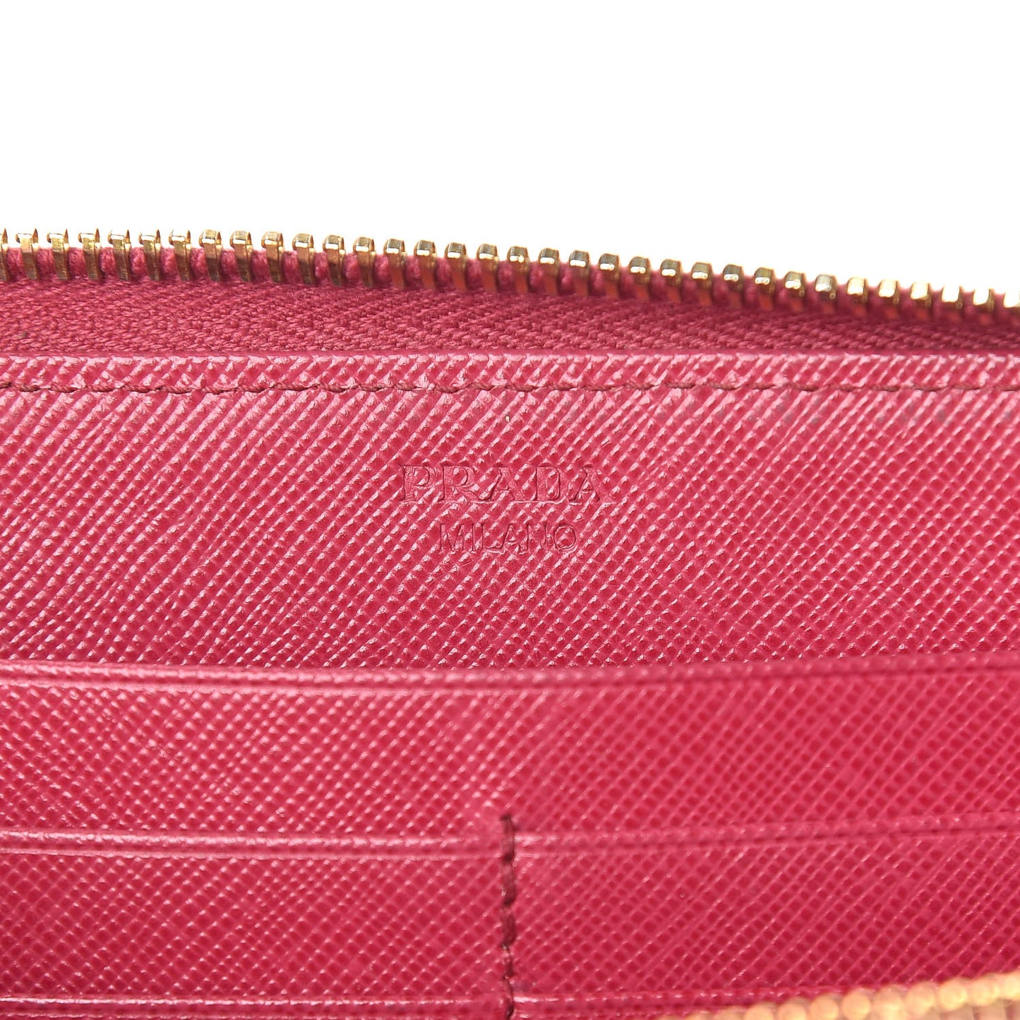 Saffiano Zip Around Wallet Peonia